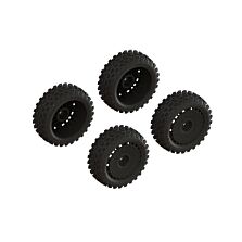 ARRMA dBoots '2-HO' Tire Set Glued (Black) (2 Pairs)