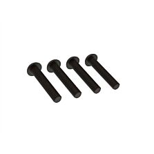 ARRMA Button Head Hex Machine Screws, M4x22mm (4)