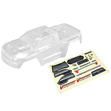 ARRMA 1/10 Bodyshell with Decals, Clear : GRANITE