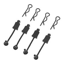 ARRMA Body Clip Retainer 1/8 Scale Black (4)