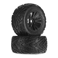 ARRMA 1/8 Minokawa MT 6S Front/Rear 3.8 Pre-Mounted Tires, 17mm Hex, Black (2)