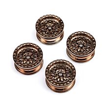 Axial Black Rhino Wheel 1.0", 7mm Hex (4): SCX24