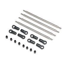 Axial Rear Upper/Lower Links Set, Titanium: AXP8