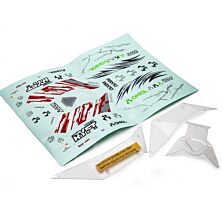 Axial Body Panel Set (Clear) RBX10