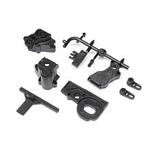 Axial Motor Mount, Trans Case & Linkage: 1/10 SCX10 PRO