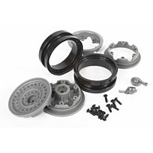 Axial 1/10 MW19 1.9 Beadlock Wheels, 12mm Hex, Gray (2)