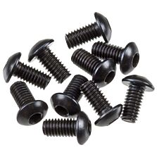 Axial Hex Socket Button Head M3x6mm, Black (10)
