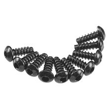 Axial Hex Tap Button Head M3x8mm Black (10)