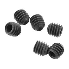 Axial Set Screw M4x4mm, Black Oxide (6)