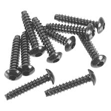 Axial Hex Socket Tapping Button Head M3x15mm Blk(10)