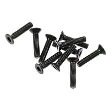 Axial Flat Head Screw M2.6x12mm, Black (10)