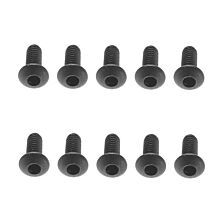 Axial M2.6x6mm Hex Socket Button Black (10)