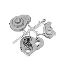 Axial LCX Transmission Case Silver