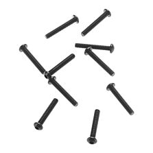 Axial Hex Socket Button Head, M2.5 x 12mm Black (10)