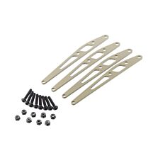 Axial Lower Link Plate Set Aluminum (4)