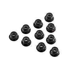Axial 4mm Serrated Nylon Lock Nut, Black (10)