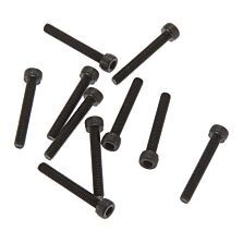 Axial M2.6x18mm Cap Head Screw Black (10)
