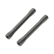 Axial Threaded Alum Link 7.5x56.5mm Gray (2)