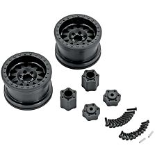Axial 1/10 Method IFD 2.2 Beadlock Wheels, 12mm Hex, Black (2)