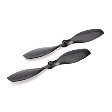 Blade Prop, Counter-Clockwise Rotation, Black (2): Nano QX