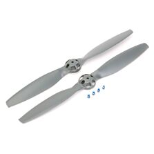 Blade Prop, CW & CCW Rotation, Gray: 350 QX