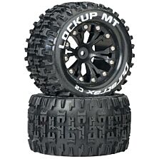 Duratrax Lockup MT 2.8" 2WD Mounted Rear C2 Tires, Black (2)