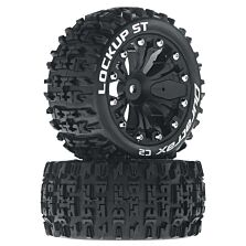 Duratrax Lockup ST 2.8" 2WD Mounted Rear Tires, Black(2)