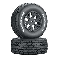 Duratrax Bandito SC C2 Mounted Tires: SC10 4x4 (2)