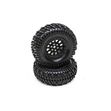 Duratrax Class 1 PIVOT CR C3 Mounted 1.9" Black (2)