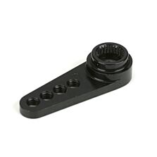 Dynamite Machined Aluminum Servo Arm, Futaba 25T Spline: Black