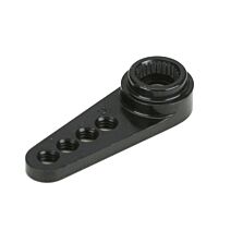 Dynamite 1/2 Machined Aluminum 24T Servo Arm, Black