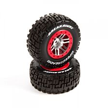 Dynamite SpeedTreads Breakaway SC Tires Mounted: Slash Rear, Slash 4x4 Front/Rear, ECX (2)