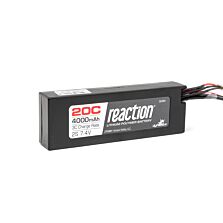 Dynamite 7.4V 4000mAh 2S 20C Reaction Hardcase LiPo Battery: EC3