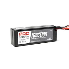 Dynamite 11.1V 5000mAh 3S 20C Reaction Hardcase LiPo Battery: EC3