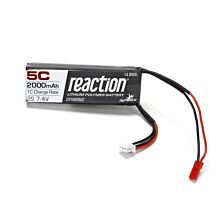 Dynamite 7.4V 2000mAh 2S 5C LiPo Receiver Pack: XXL-2
