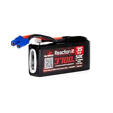 Dynamite 11.1V 3700mAh 3S 50C Reaction 2 LiPo Battery: EC3