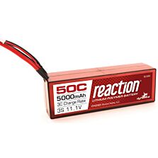 Dynamite Reaction 11.1V 5000mAh 3S 50C LiPo Battery: Hardcase, EC3