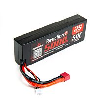 Dynamite 7.4V 5000mAh 2S 50C Reaction 2.0 Hardcase LiPo Battery: Deans