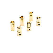Dynamite Connector: Gold Bullet Set, 6.5mm (3)