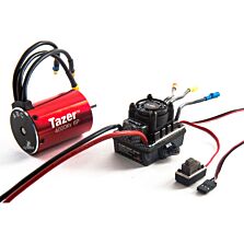 Dynamite Tazer 1/10 6-Pole Waterproof ESC/Brushless Motor Combo V2, 4000Kv: 3.5mm Bullet, EC3