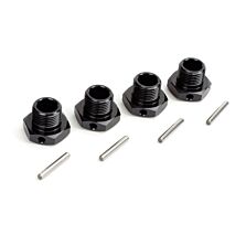 ECX Wheel Hubs/Pins (4): Revenge Type E/N