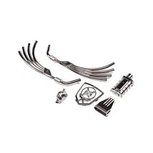 ECX Motor, Exhaust and Grill Parts, Black Chrome: Doomsday