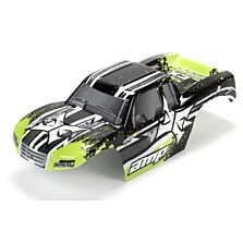 ECX Body, Painted, Black/Green: 1/10 AMP MT