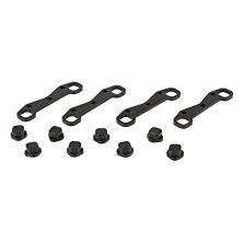 ECX Front/Rear Toe Plates with nserts: 1/10 4WD All