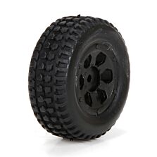ECX Front/Rear Premount Tire (2): 1/24 4WD Torment