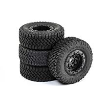 ECX Premount Tires (4): 1/24 Barrage