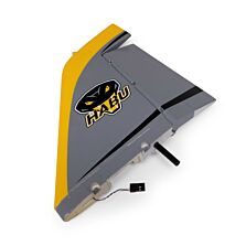 E-flite Vertical Stabilizer with Rudder and LED: Habu XS 80mm