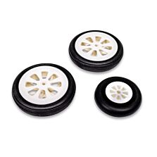 E-flite Wheel Set Mains 60mm, Nose Wheel 44mm: Habu 80