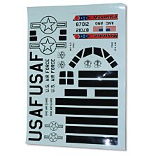 E-flite Decal Sheet: EC-1500 Twin 1.5m