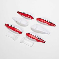 E-flite Wheel Pants Set, Red: SR22T 1.5m